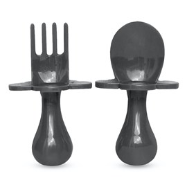 Fourchette et cuillère faciles à tenir