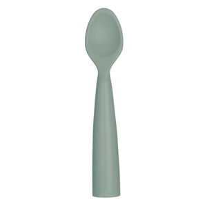 Cuillère bébé en 100% silicone vert