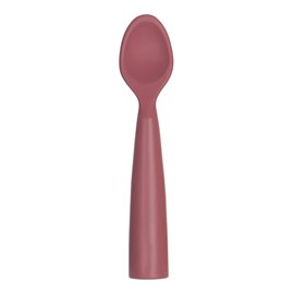 Cuillère bébé 100% silicone terracotta