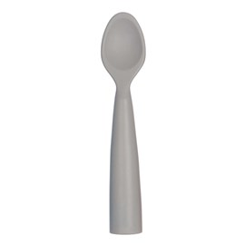Cuillère bébé en 100% silicone gris 6+