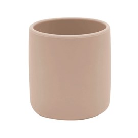 Gobelet bébé verre en silicone nude 180