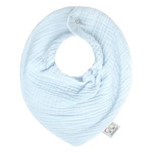 Bavoir bandana gaze de coton, jeanne