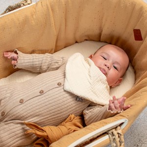 Bavoir bandana gaze de coton jeanne