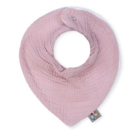 Bavoir bandana gaze de coton jeanne