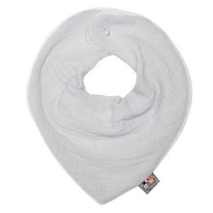 Bavoir bandana gaze de coton, jeanne