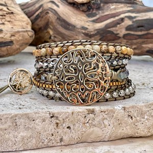 Bracelet protection en plaqué or