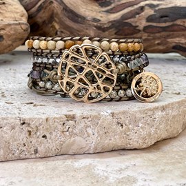 Bracelet de créativité en plaqué or