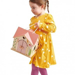 Maison de poupée en bois rosewood