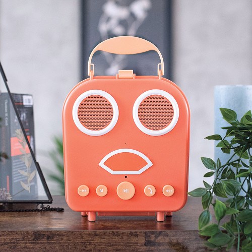 Enceinte bluetooth orange facesound