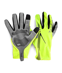 Gants fluos réfléchissants - m - jaune