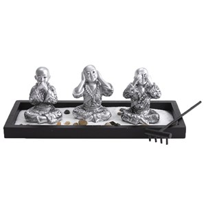 Jardin zen – les 3 bonzes