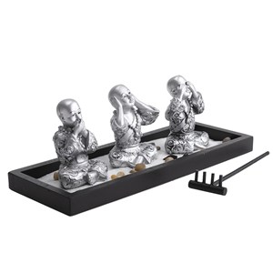 Jardin zen – les 3 bonzes