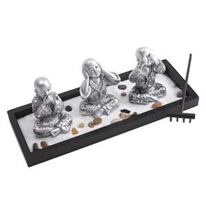 Jardin zen – les 3 bonzes