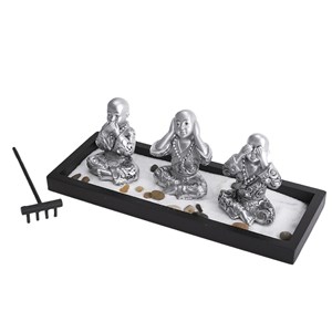 Jardin zen – les 3 bonzes