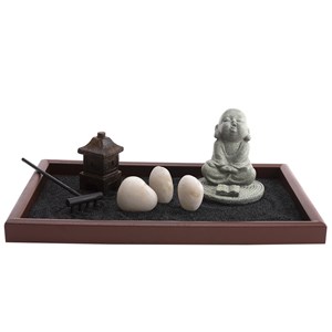 Décoration jardin zen de sagesse