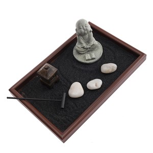Décoration jardin zen de sagesse
