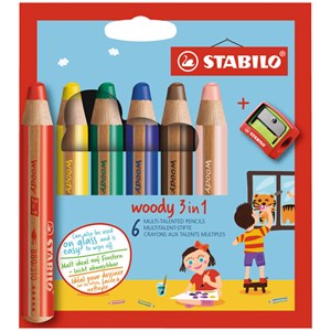 Crayons woody stabilo