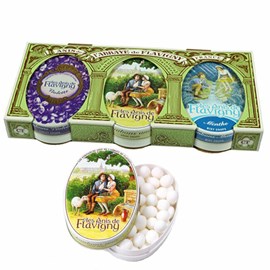 Coffret 3 boîtes anis de flavigny violet