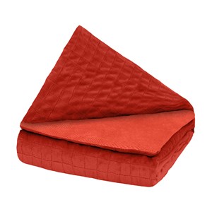 Couverture lestée rouge 135x200 8kg