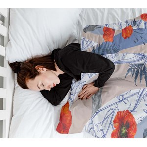 Couverture lestée floral 150x220 8kg