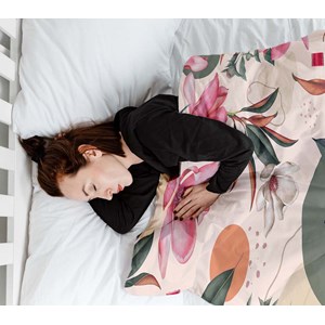 Couverture lestée floral 150x220 8kg