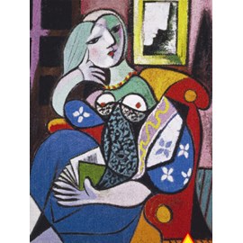 Puzzle - picasso - femme avec un livre