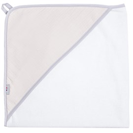 Cape de bain en gaze de coton, jeanne