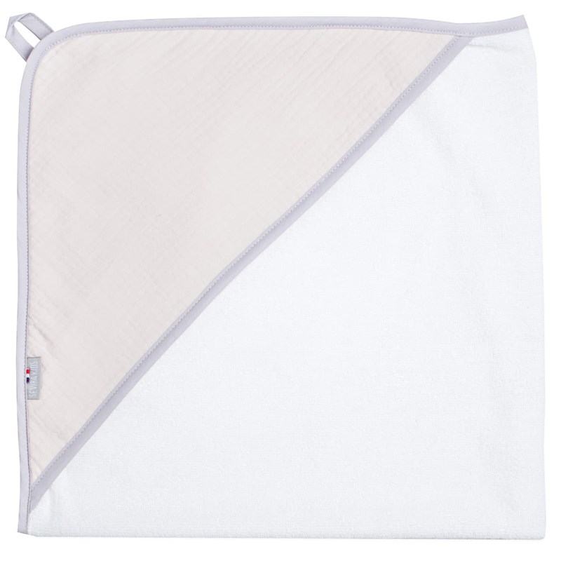 Sevira kids - Cape de bain en gaze de coton, jeanne