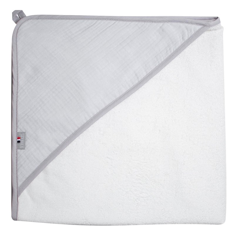 Cape de bain en gaze de coton jeanne