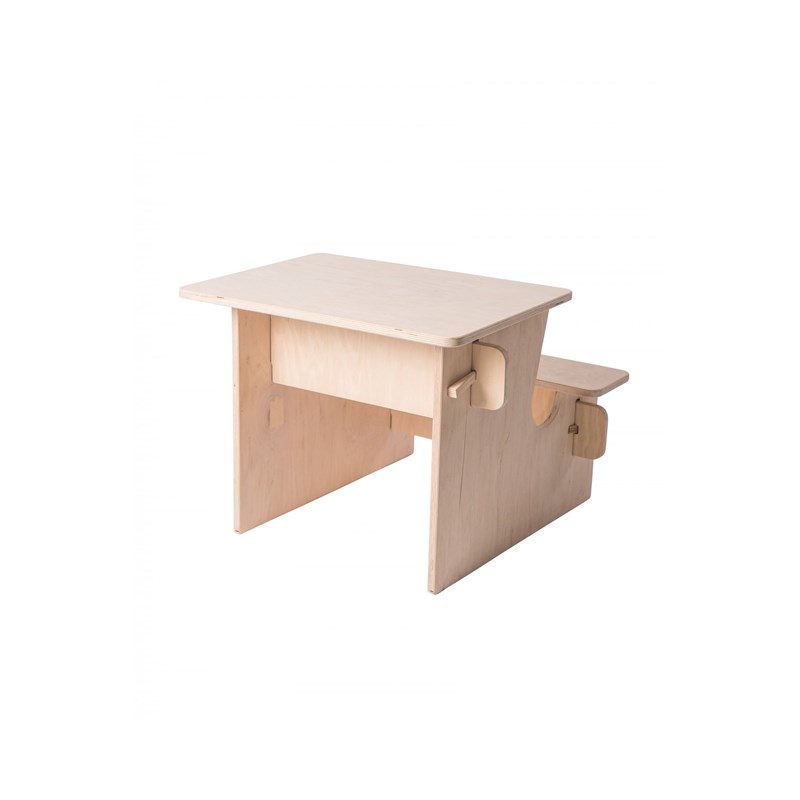Bureau montessori tom bois naturel (PimPamPoum) - Image 1