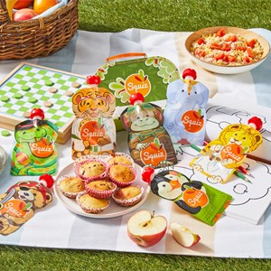 Lot de 10 gourdes réutilisables carnaval