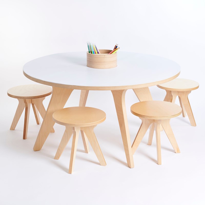 Drawin'table xxl et 4 tabourets