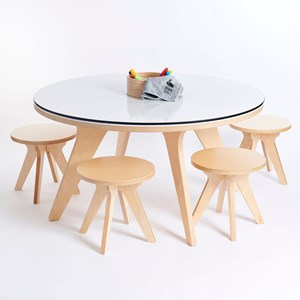 Drawin'table xxl et 4 tabourets