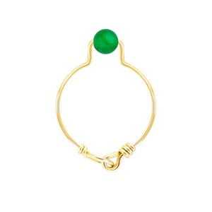 Bague jade taille 50