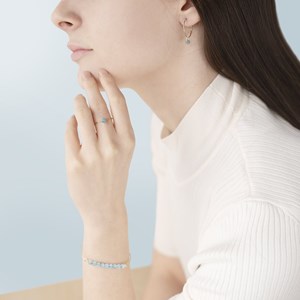 Boucles d'oreilles aigue-marine