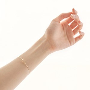 Bracelet howlite bleue s