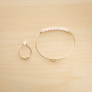 Bracelet quartz rose taille s