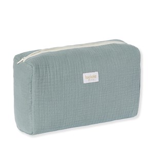 Trousse de toilette en gaze de coton bio