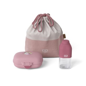 Pack goûter enfant rose blush