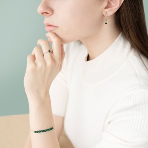 Bague malachite taille 50