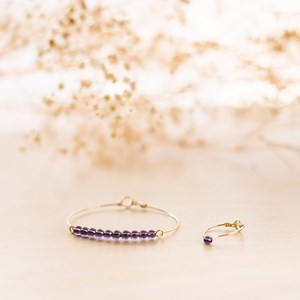 Bague améthyste taille 50