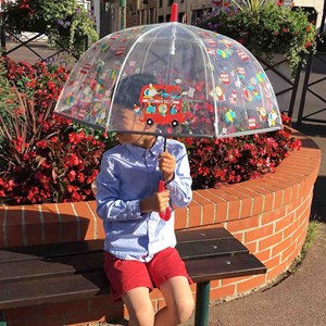 Parapluie transparent enfant animaux