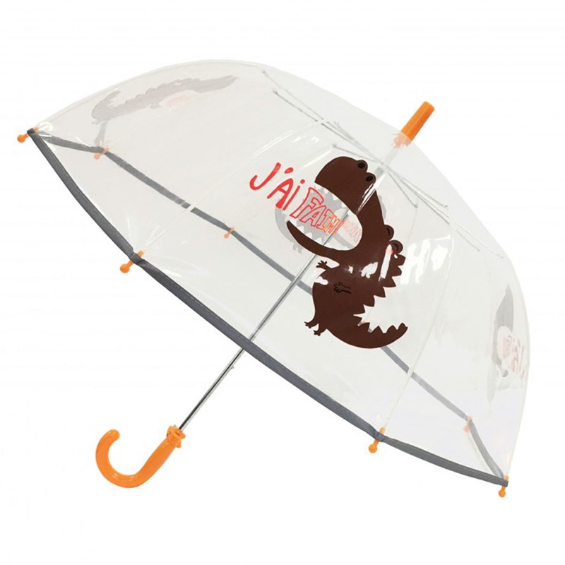 Parapluie enfant transparent dinosaure