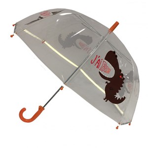 Parapluie enfant transparent dinosaure