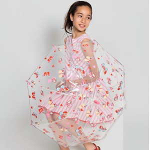 Parapluie enfant transparent papillon