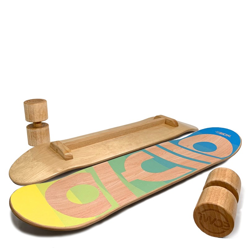 Twob - Balance board twob decade bleu - jaune