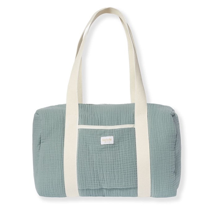 Sac a langer gaze de coton argile - Chouquette et Compagnie