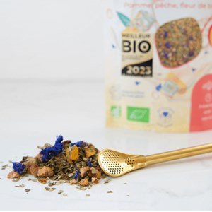 Maté glacé pomme pêche bleuet bio - 70g