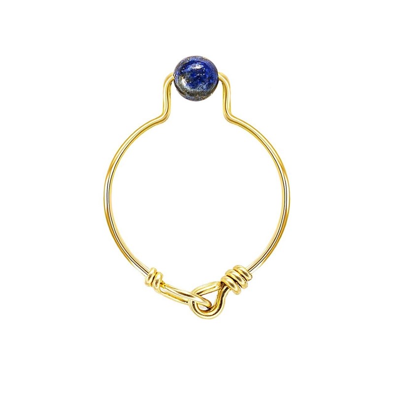 Bague lapis lazuli taille 58