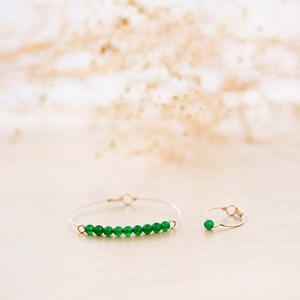 Bague jade taille 52